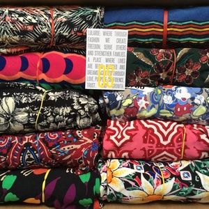 LulaRoe 10 Pair of Assorted Leggings- size OS- NEW